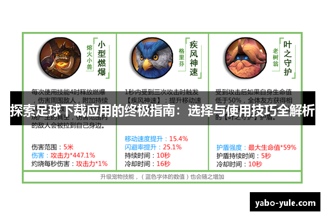 探索足球下载应用的终极指南：选择与使用技巧全解析